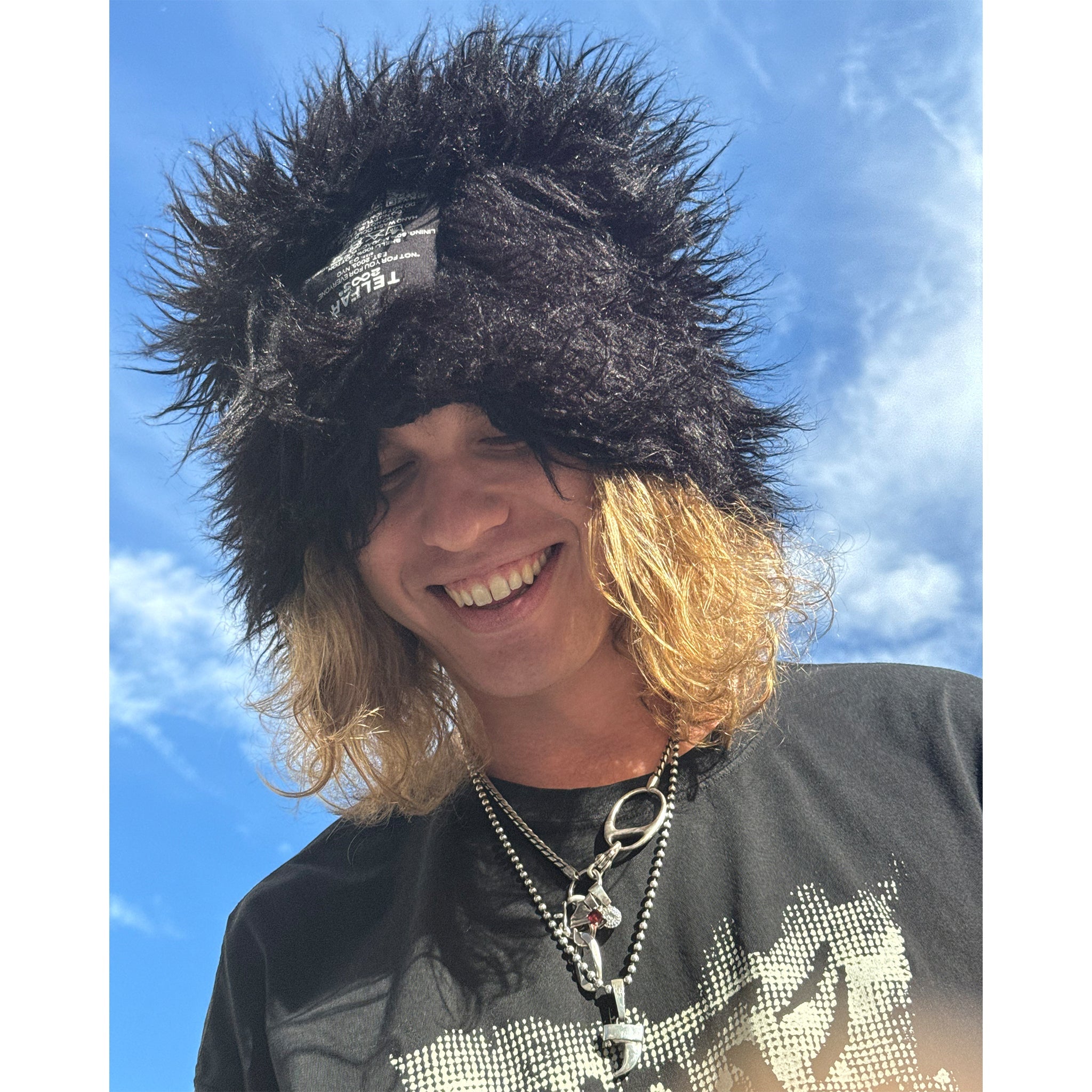 Canal Fur Beanie|Black - Image 1