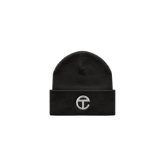 Embroidered Beanie|Black/White - Image 1