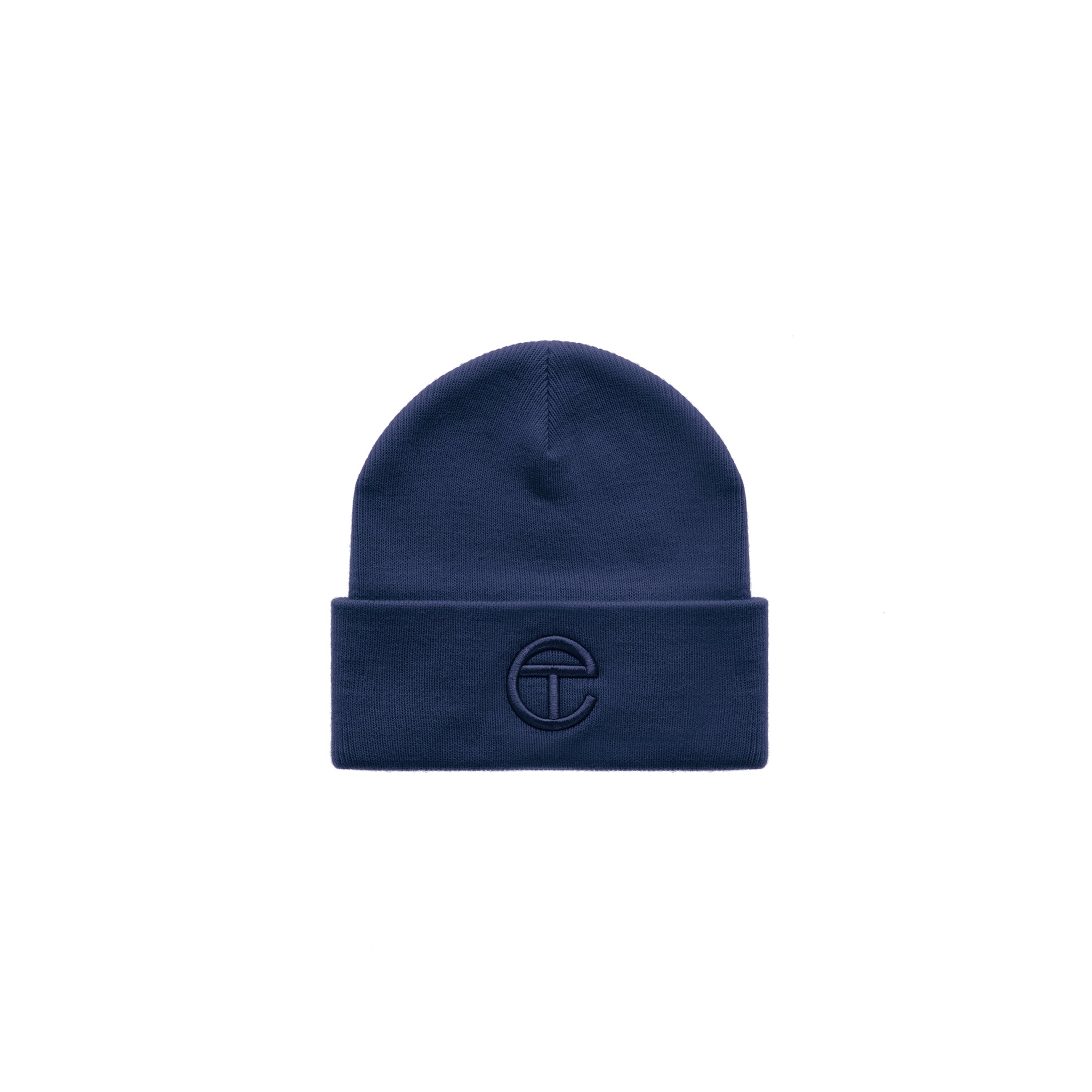 Embroidered Beanie|Navy - Image 1