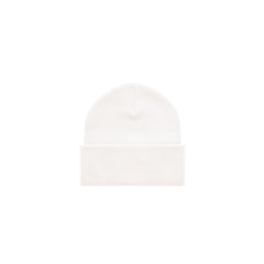 Embroidered Beanie|White/White - Image 2
