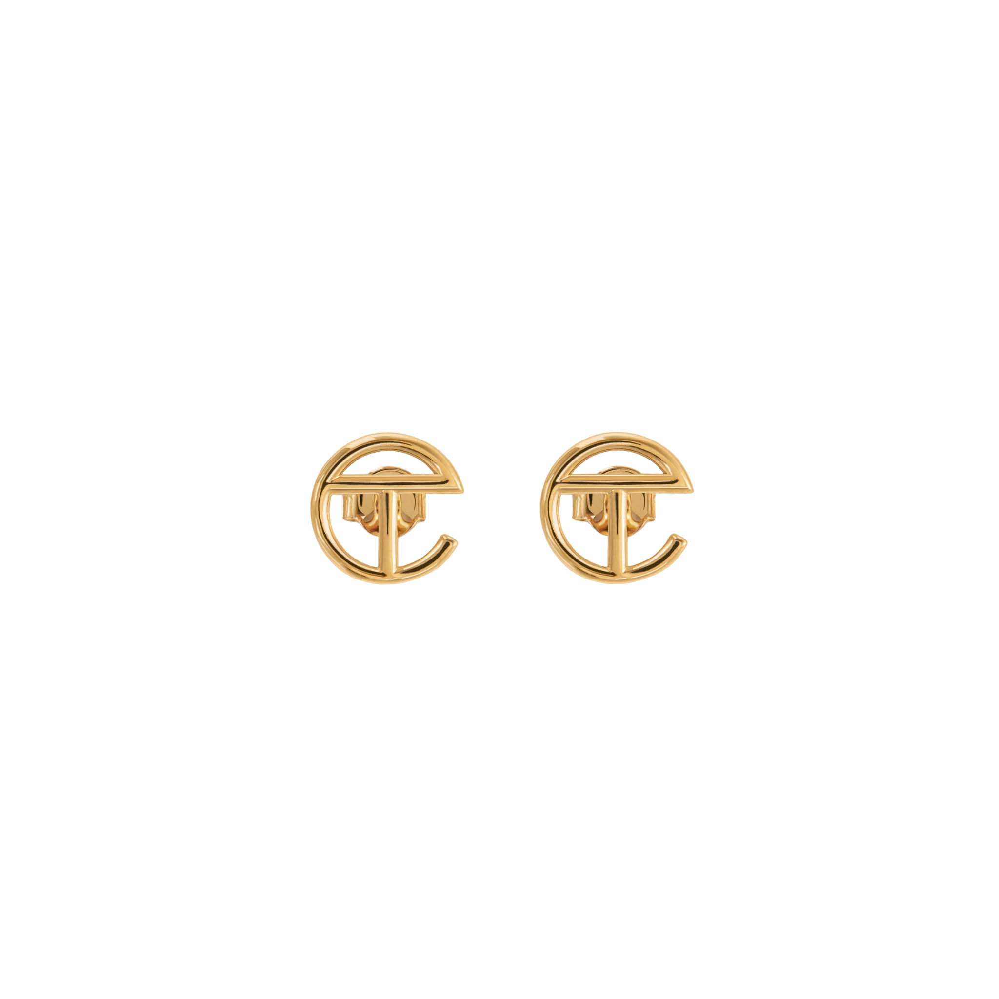 Logo Stud Earring|Gold - Image 1
