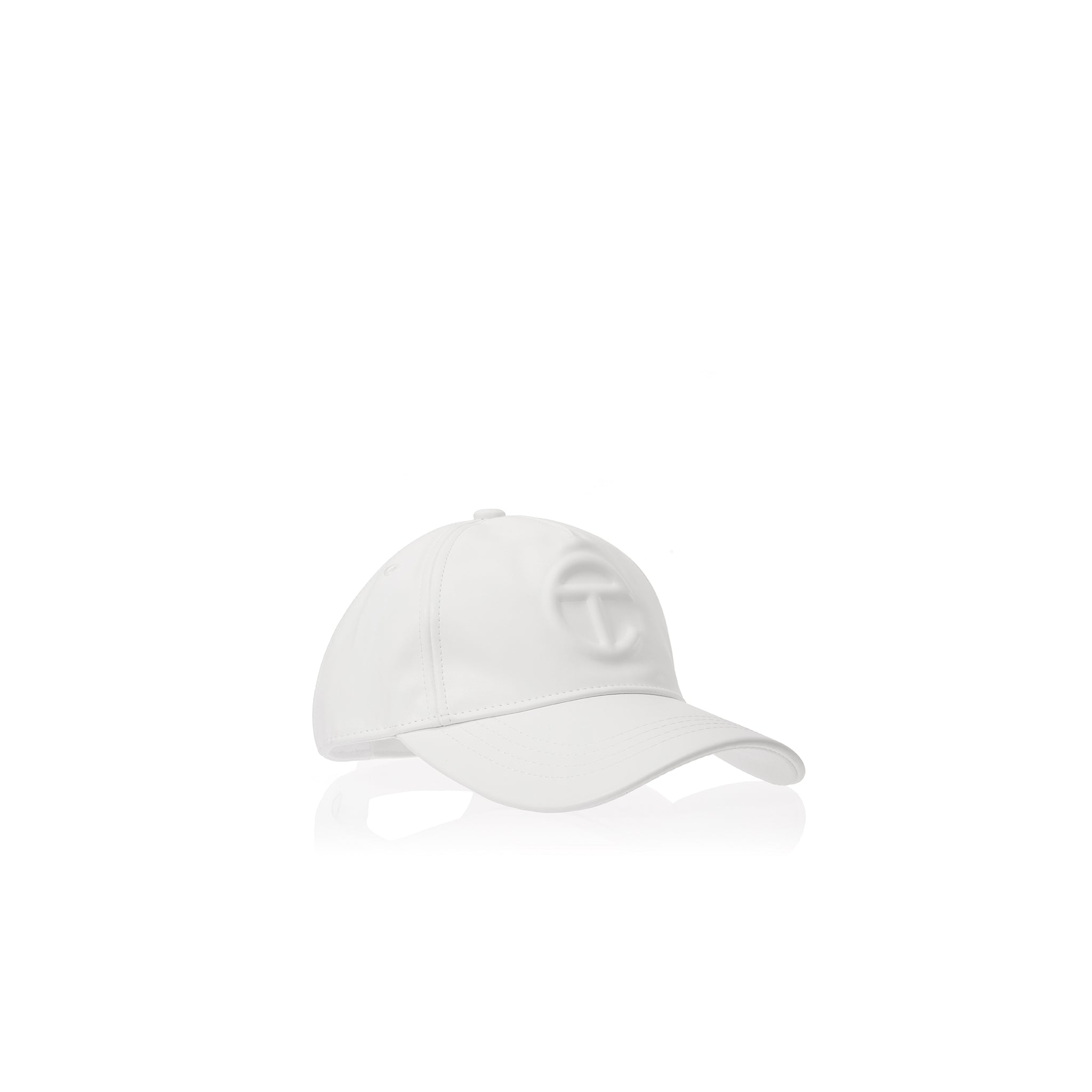 Logo Embossed Hat|White - Image 1