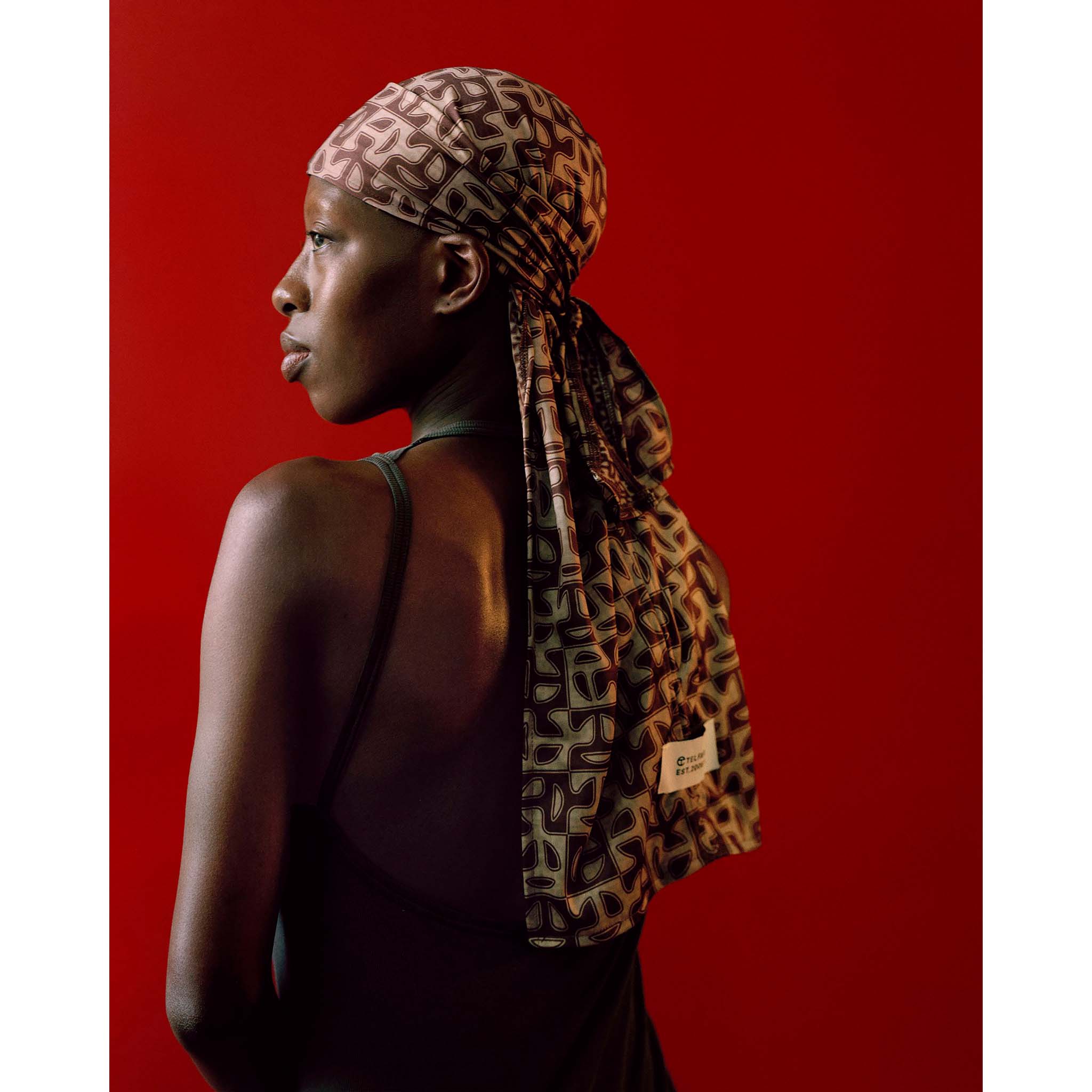 Monogram Print Durag|Brown - Image 8