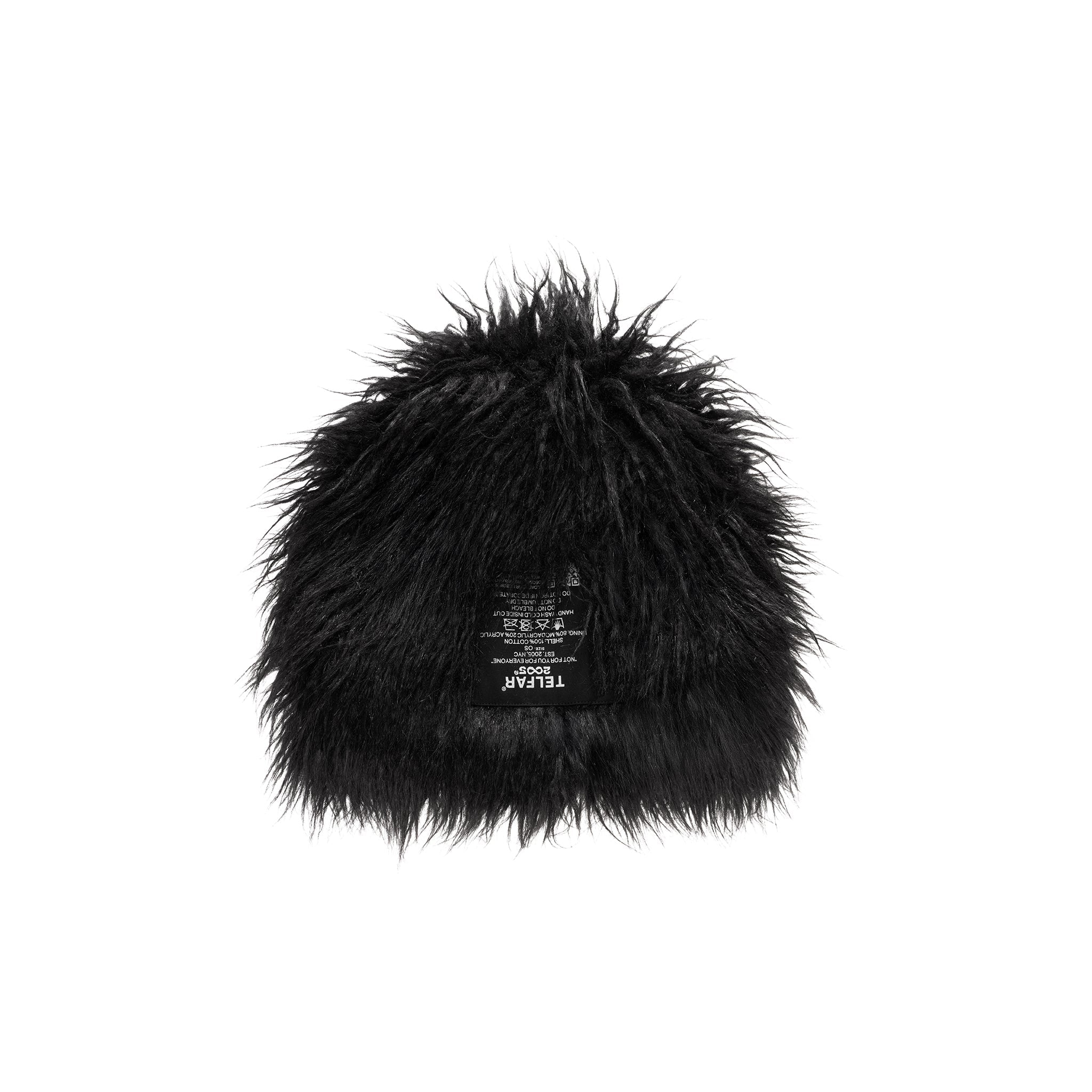 Canal Fur Beanie|Black - Image 4