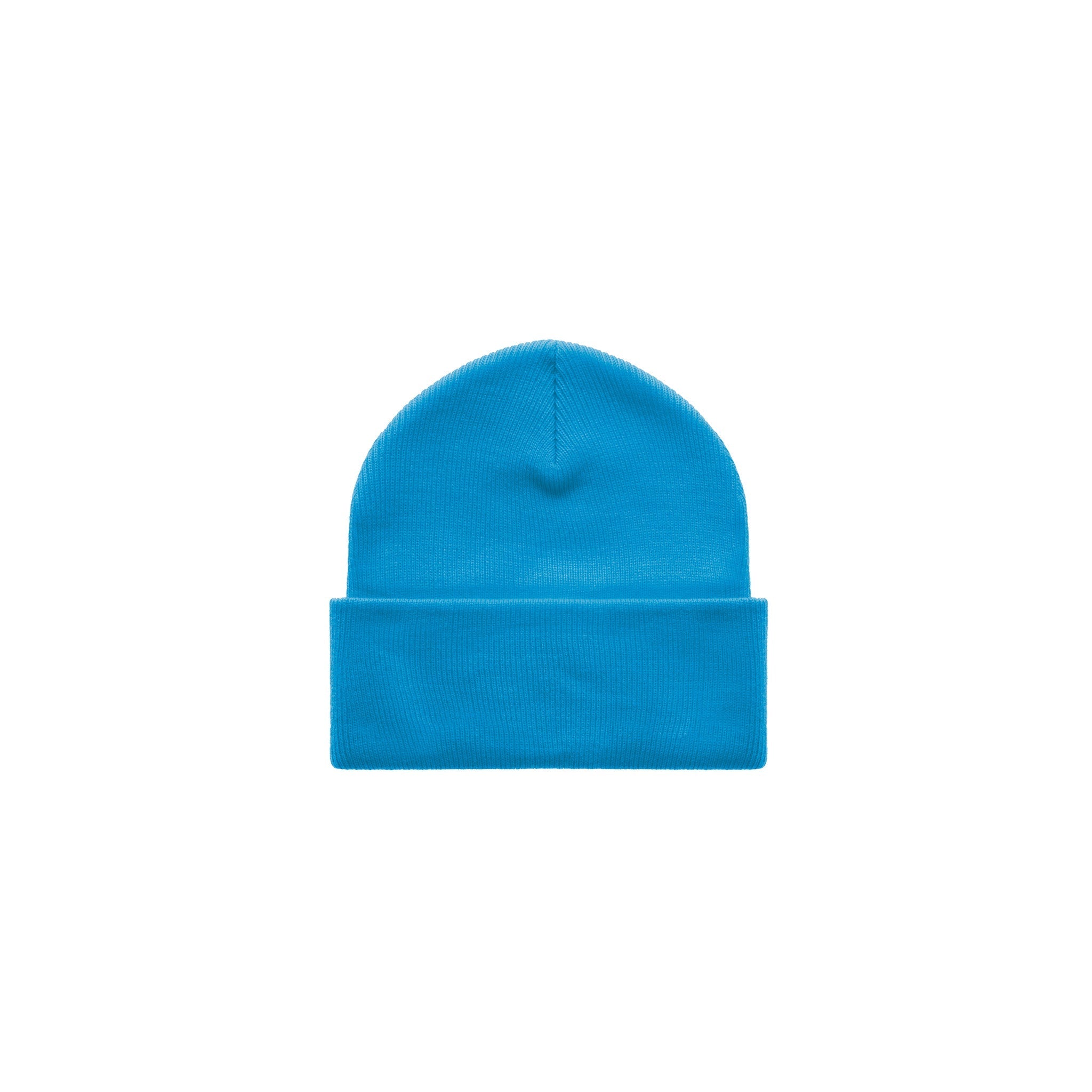 Embroidered Beanie|Cyan - Image 2