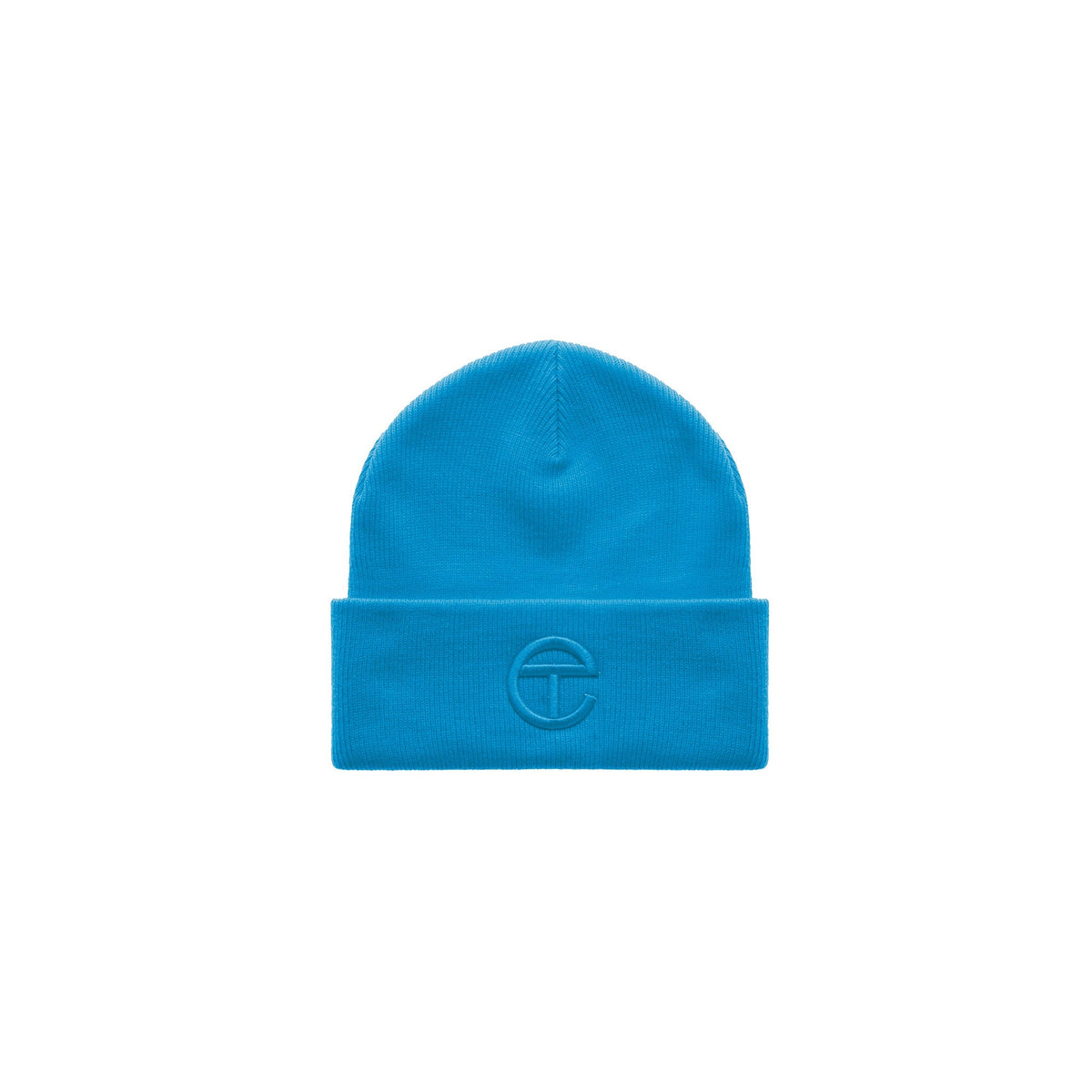 Embroidered Beanie|Cyan - Image 1