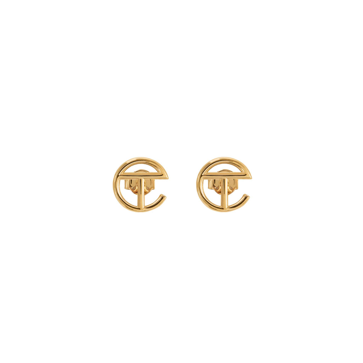 Logo Stud Earring|Gold - Image 1