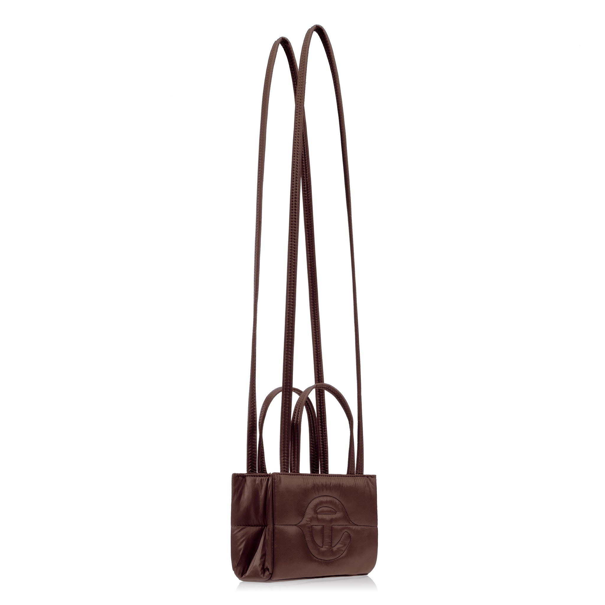 Small Puff Shopper|Chocolate - Image 2