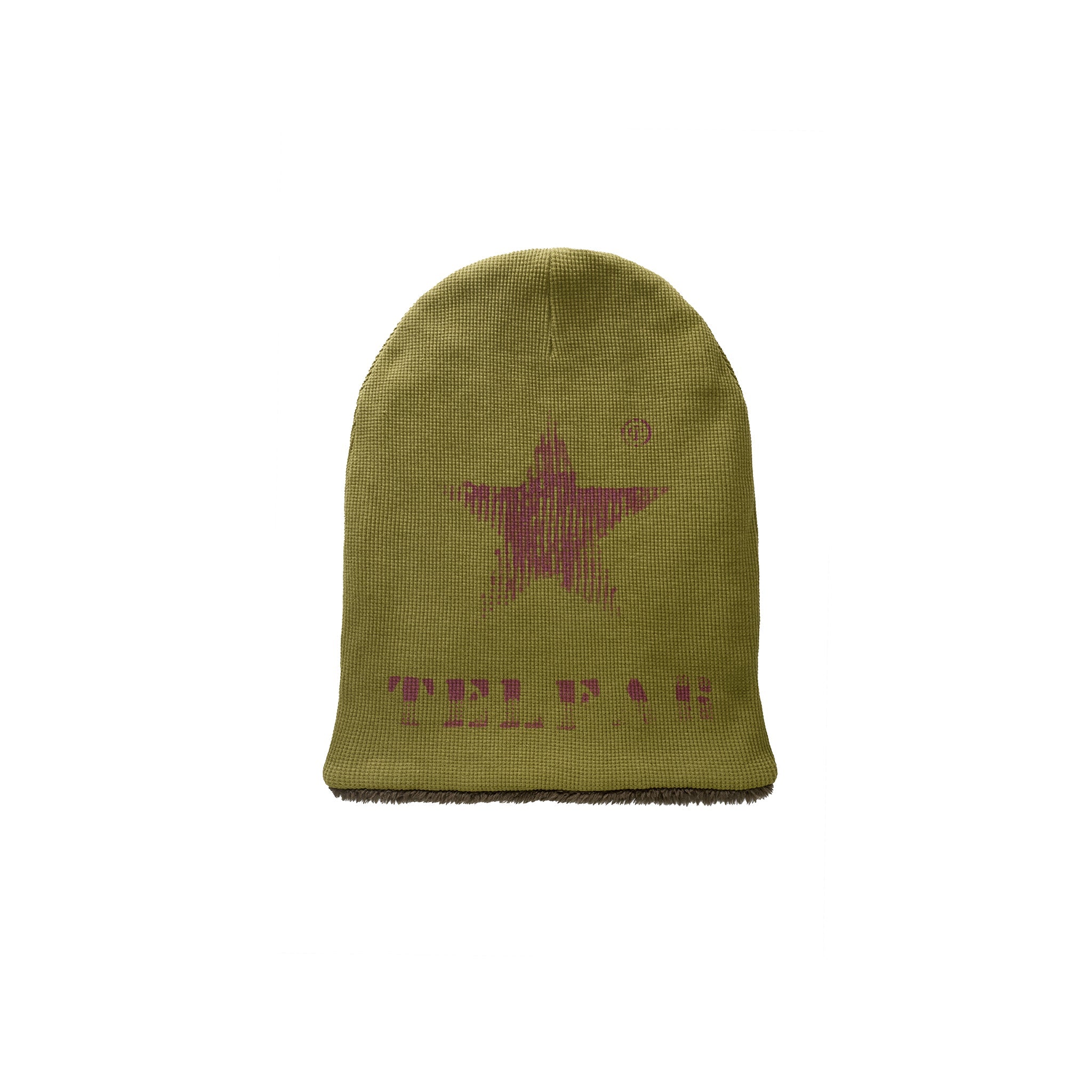 Star Thermal Sherpa Beanie|Drab - Image 1