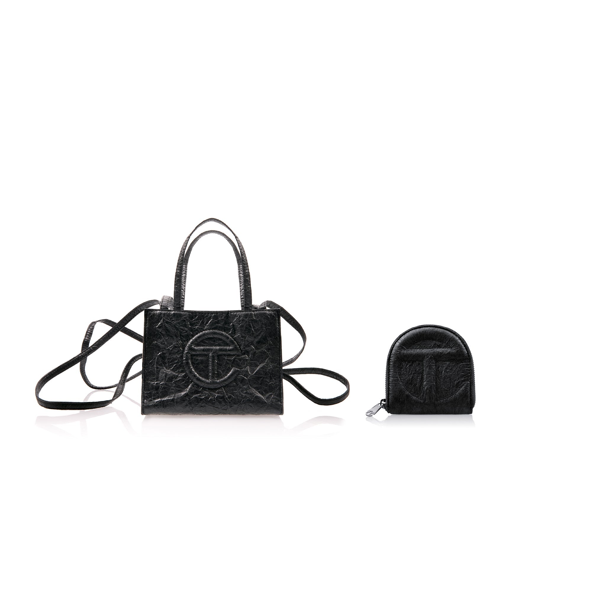 Telfar Wallet|Black Paper - Image 9