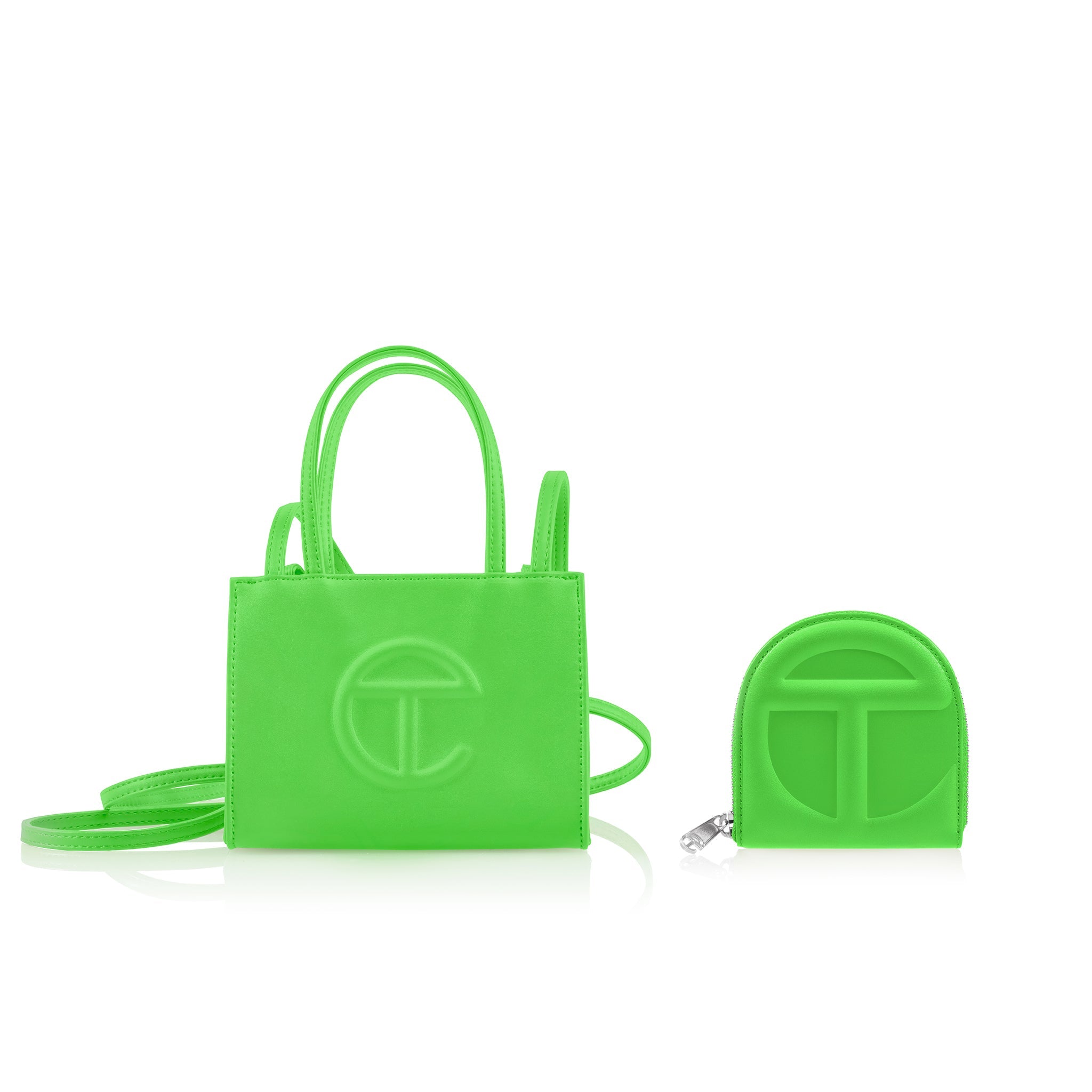 Telfar Wallet|Highlighter Green - Image 9